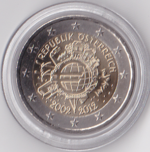 2 Euro Gedenkmnze sterreich Euro Bargeld 2012
