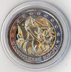 2 Euro Gedenkmnze Italien 2005