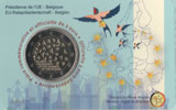 2 Euro Gedenkmnze Belgien 2024 Coincard