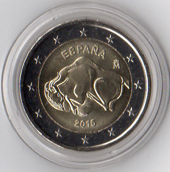 2 Euro Gedenkmnze Spanien 2015