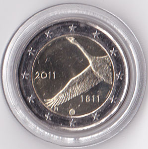 2 Euro Gedenkmnze Finnland 2011