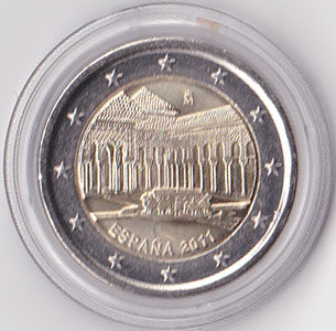 2 Euro Gedenkmnze Spanien 2011