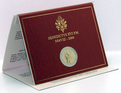 2 Euro Gedenkmnze Vatikan 2008