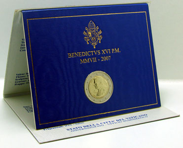2 Euro Gedenkmnze Vatikan 2007