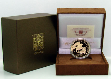 Vatikan 100 Euro Gold 2011 PP
