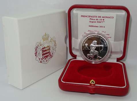 Monaco 10 Euro Silber 2014 PP