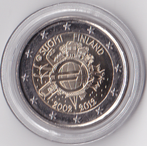 2 Euro Gedenkmnze Finnland Euro Bargeld 2012