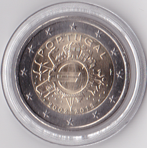 2 Euro Gedenkmnze Portugal Euro Bargeld 2012