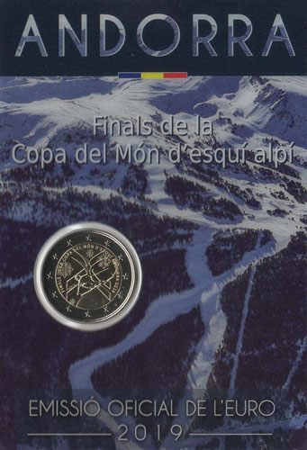 2 Euro Gedenkmnze Andorra 2019