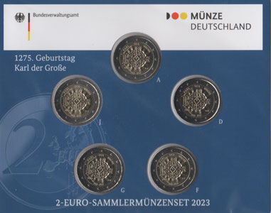2 Euro Gedenkmnzen Deutschland 2023 ST