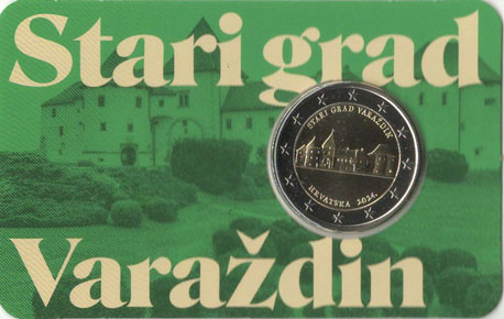 2 Euro Gedenkmnze Kroatien 2024 Coincard
