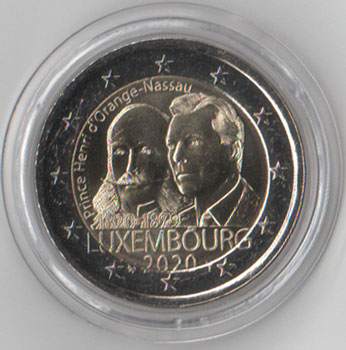 2 Euro Gedenkmnze Luxemburg 2020