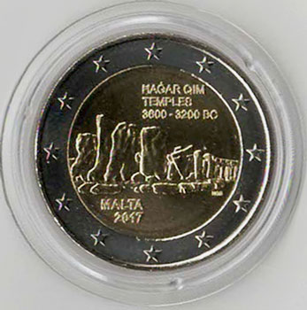 2 Euro Gedenkmnze Malta 2017