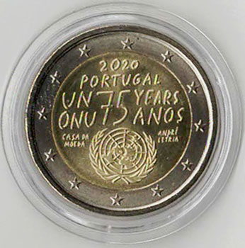 2 Euro Gedenkmnze Portugal 2020