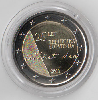 2 Euro Gedenkmnze Slowenien 2016