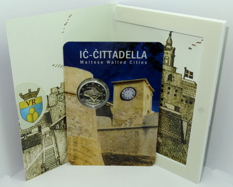 2 Euro Gedenkmnze Malta 2024 Cittadella