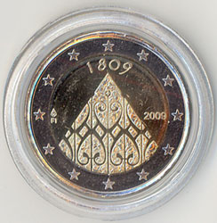 2 Euro Gedenkmnze Finnland 2009