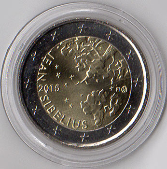 2 Euro Gedenkmnze Finnland 2015