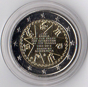 2 Euro Gedenkmnze Griechenland 2014