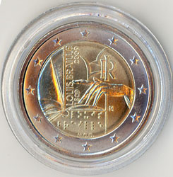 2 Euro Gedenkmnze Italien 2009