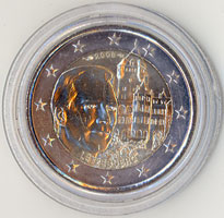 2 Euro Gedenkmnze Luxemburg 2008