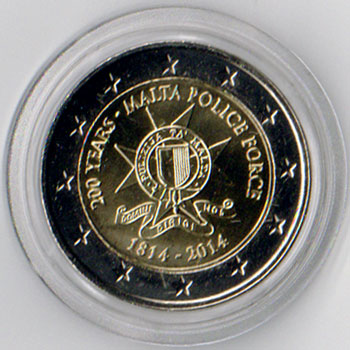 2 Euro Gedenkmnze Malta 2014