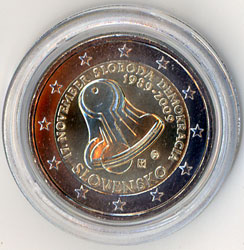 2 Euro Gedenkmnze Slowakei 2009