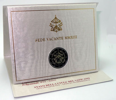 2 Euro Gedenkmnze Vatikan Sede Vacante 2013