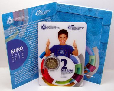 2 Euro Gedenkmünze San Marino 2012