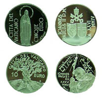 5+10 Euro Vatikan Silber 2004 PP