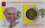 Vatikan 50 Cent Coincard 2019