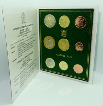 Vatikan KMS 2018 ST inkl. 5 Euro Mnze