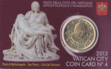 Vatikan 50 Cent Coincard 2013